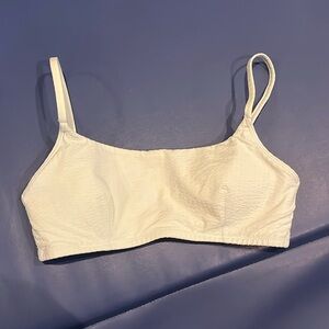 Light blue lululemon bikini top